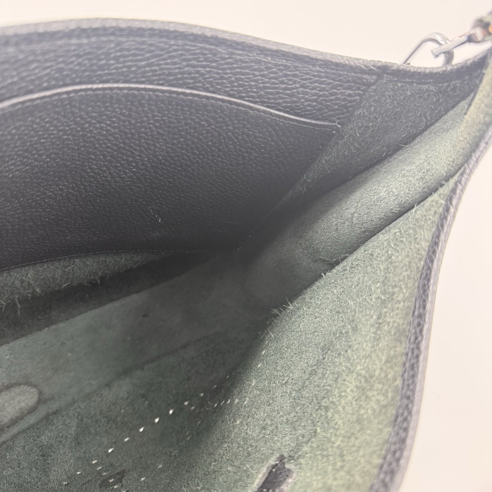 Hermes Evelyne PM Black Clemence Leather Crossbody Bag France - Picture 11 of 16